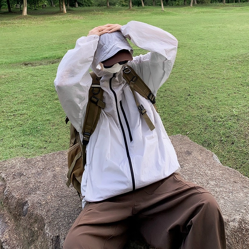 木木兔 户外潮流设计感百搭慵懒风户外运动日常通勤防晒服 男款