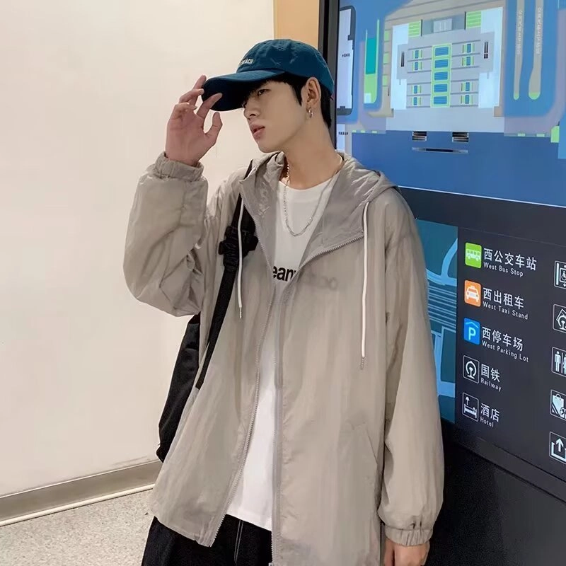 木木兔 薄款户外钓鱼服透气外套潮防晒服 男款