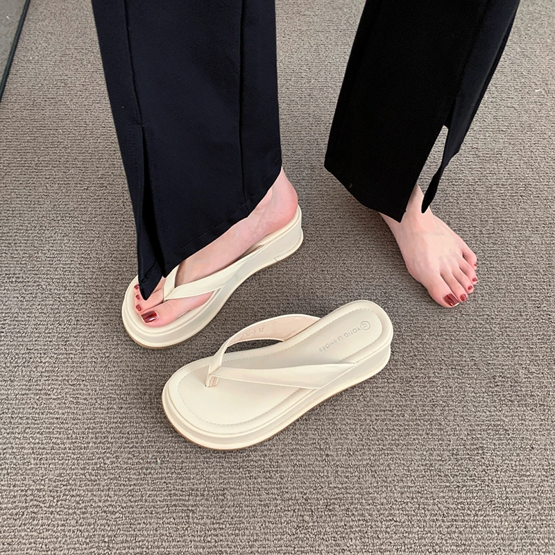 美洲爵士 百搭时尚潮流 静音防臭防磨人字拖鞋 女款