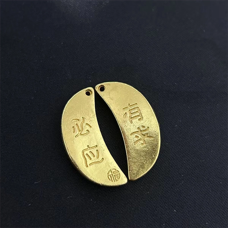 千桐 月亮形背包行李箱 小书包可爱时尚潮流装饰 合金 挂件 男女同款情侣款