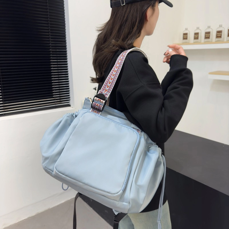 普乐威 时尚简约收纳多功能 牛津布 手提单肩双肩包 男女同款情侣款 多色