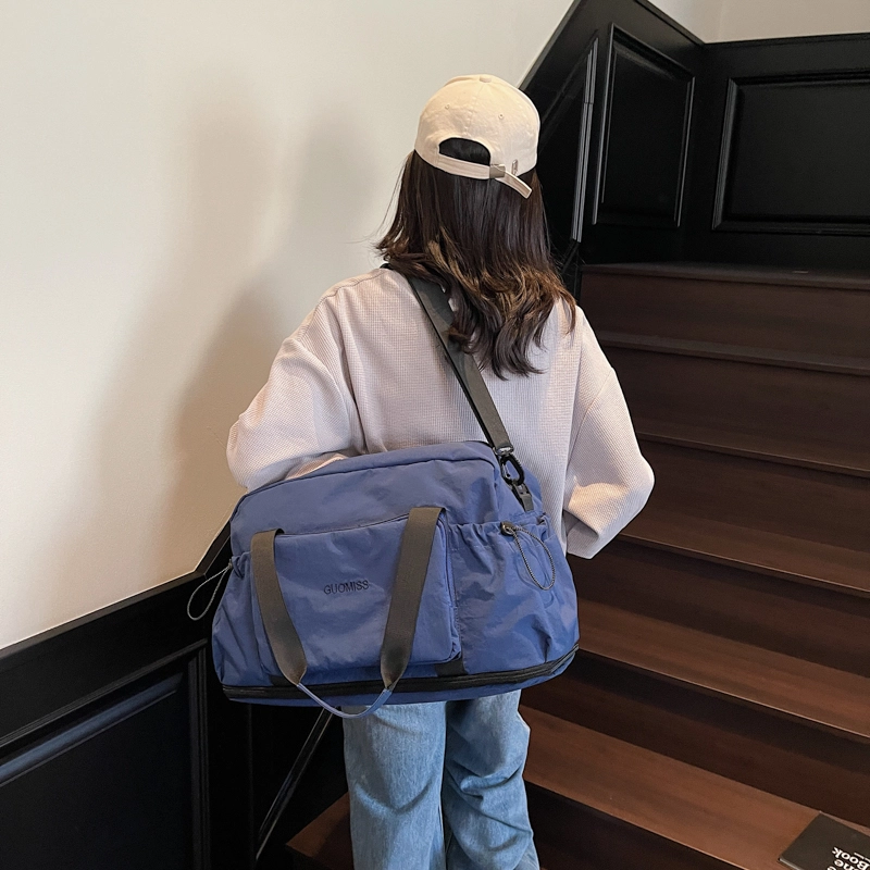 普乐威 韩版百搭旅行短途轻便时尚 布 单肩手提包 男女同款情侣款 多色