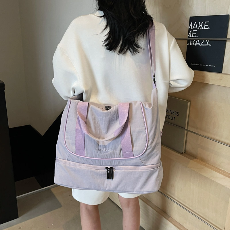 普乐威 简约纯色百搭 尼龙 单肩斜挎手提包 男女同款情侣款 多色