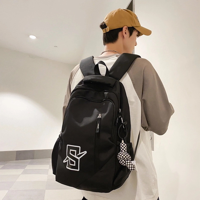 普乐威 小众设计感原宿初中大学生背包高颜值学院风 尼龙 双肩包 常规 男女同款情侣款 多色