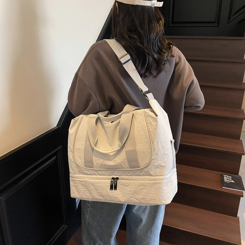 普乐威 简约纯色百搭 尼龙 单肩斜挎手提包 男女同款情侣款 多色
