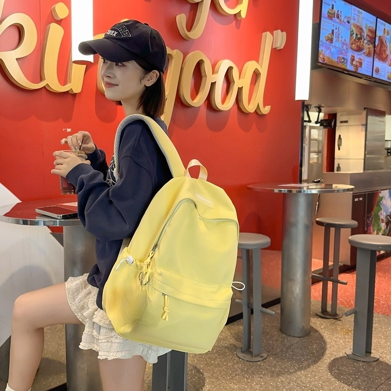 普乐威 轻便简约百搭日系通勤 尼龙 双肩包 男女同款情侣款 多色