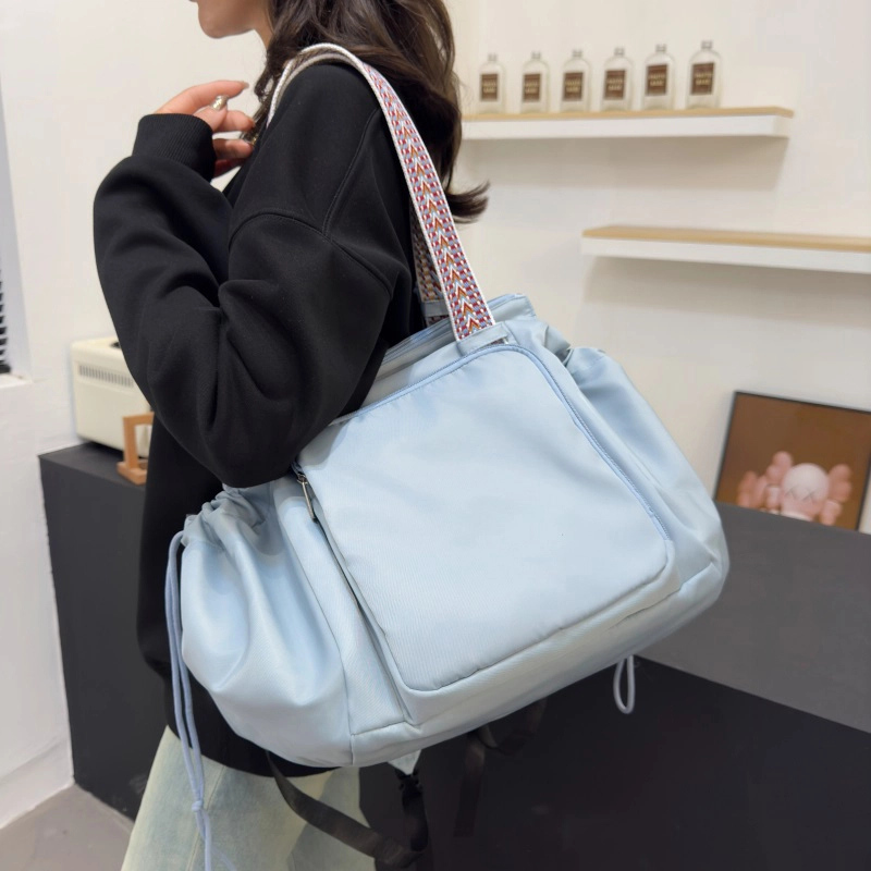 普乐威 时尚简约收纳多功能 牛津布 手提单肩双肩包 男女同款情侣款 多色