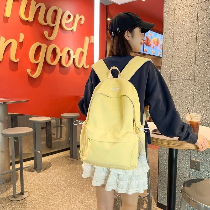 普乐威 轻便简约百搭日系通勤 尼龙 双肩包 男女同款情侣款 多色