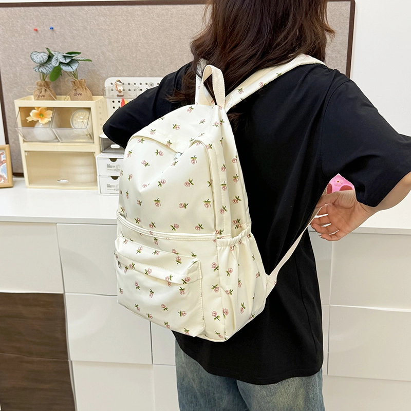 普乐威 时尚潮流百搭甜美可爱 尼龙 双肩包 常规 女款 多色