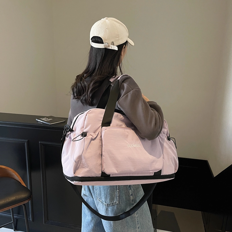 普乐威 韩版百搭旅行短途轻便时尚 布 单肩手提包 男女同款情侣款 多色