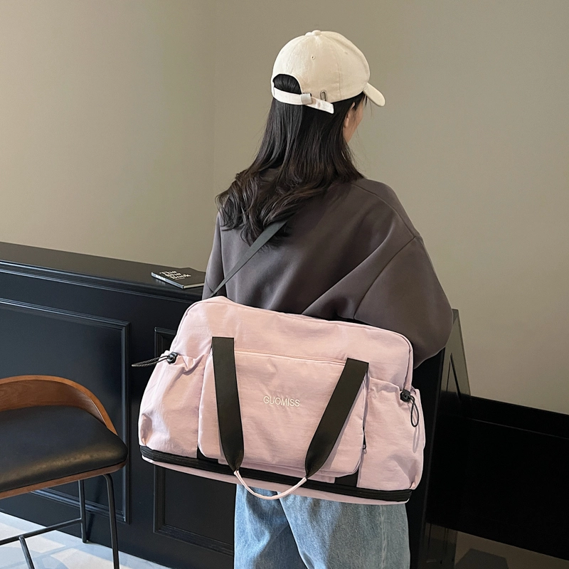 普乐威 韩版百搭旅行短途轻便时尚 布 单肩手提包 男女同款情侣款 多色