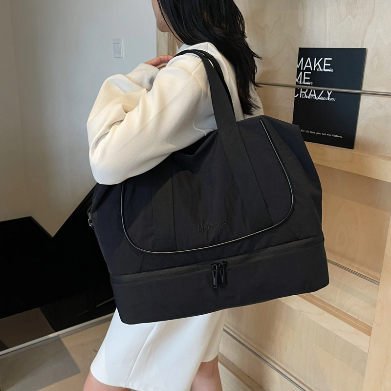 普乐威 简约纯色百搭 尼龙 单肩斜挎手提包 男女同款情侣款 多色