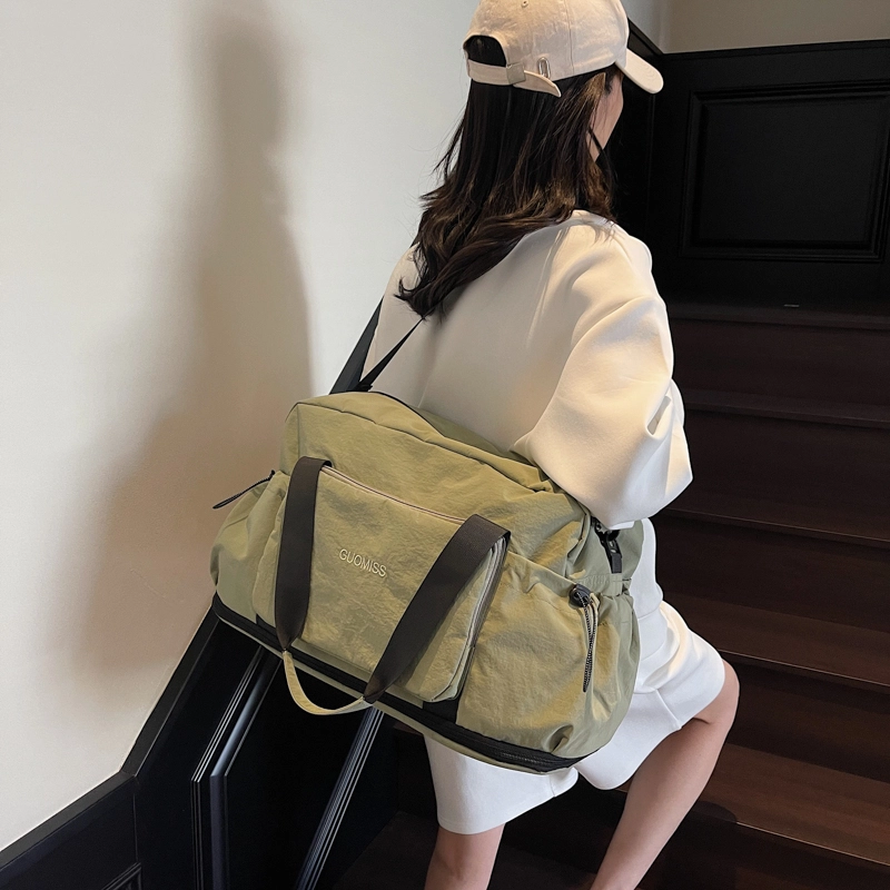 普乐威 韩版百搭旅行短途轻便时尚 布 单肩手提包 男女同款情侣款 多色