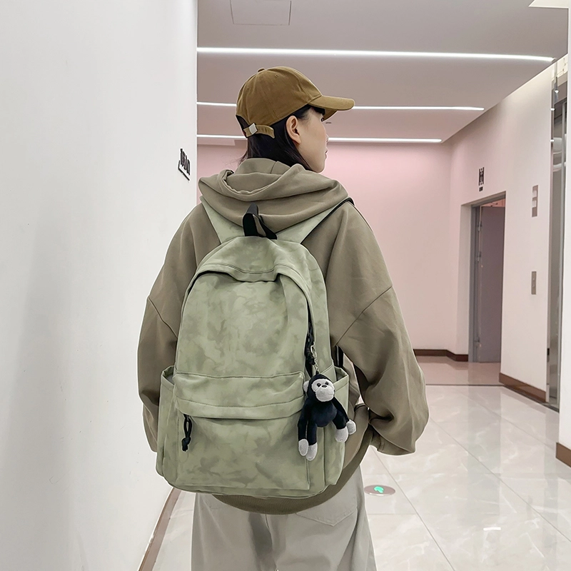 普乐威 扎染简约高中大学生时尚潮流百搭通勤旅游潮牌 尼龙 双肩包 男女同款情侣款 多色