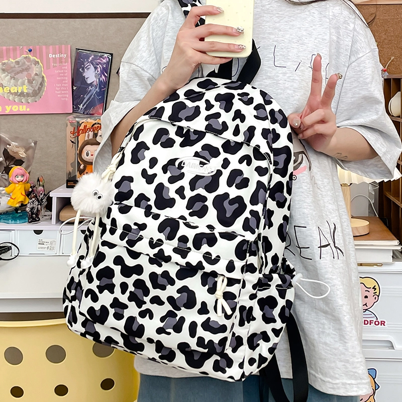 普乐威 高颜值简约小众设计百搭韩系 尼龙 双肩包 女款 多色