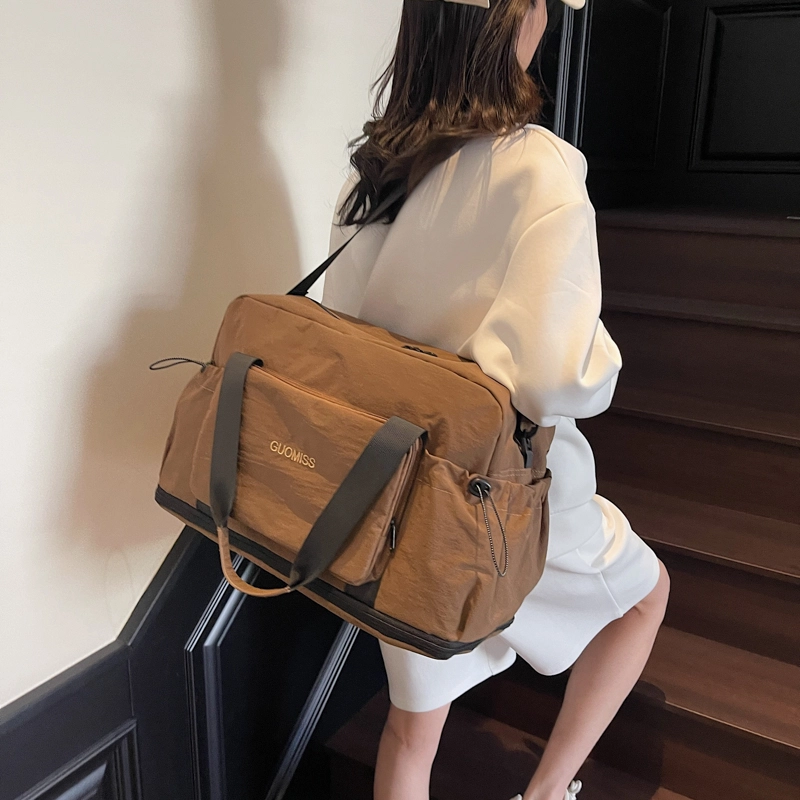 普乐威 韩版百搭旅行短途轻便时尚 布 单肩手提包 男女同款情侣款 多色