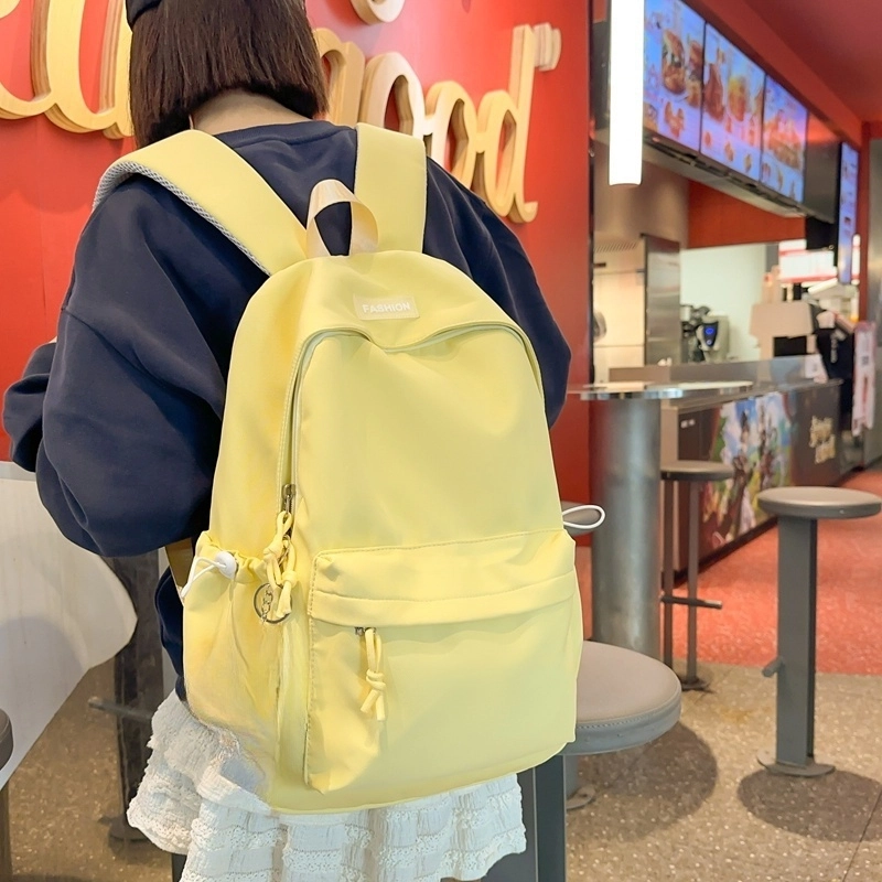 普乐威 轻便简约百搭日系通勤 尼龙 双肩包 男女同款情侣款 多色