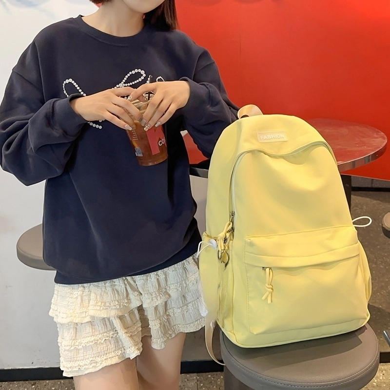 普乐威 轻便简约百搭日系通勤 尼龙 双肩包 男女同款情侣款 多色