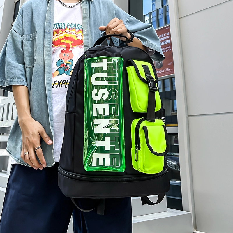 普乐威 多功能独立鞋位羽毛球健身包运动训练 尼龙 双肩包 男女同款情侣款 多色