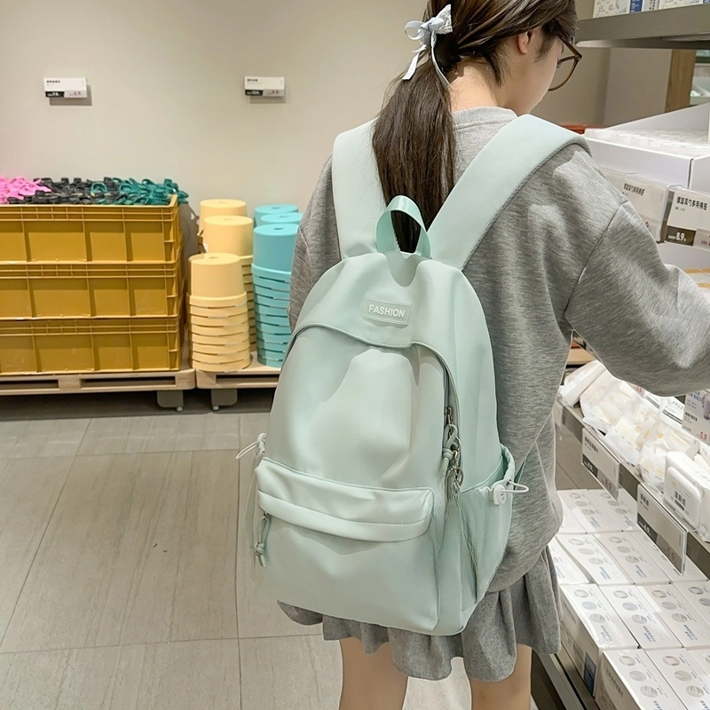 普乐威 轻便简约百搭日系通勤 尼龙 双肩包 男女同款情侣款 多色