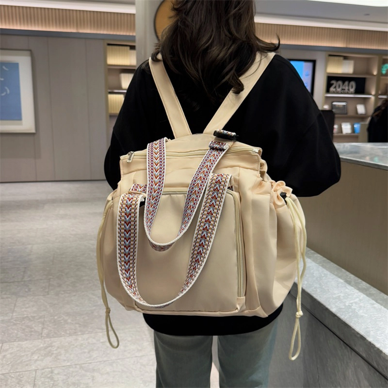 普乐威 时尚简约收纳多功能 牛津布 手提单肩双肩包 男女同款情侣款 多色