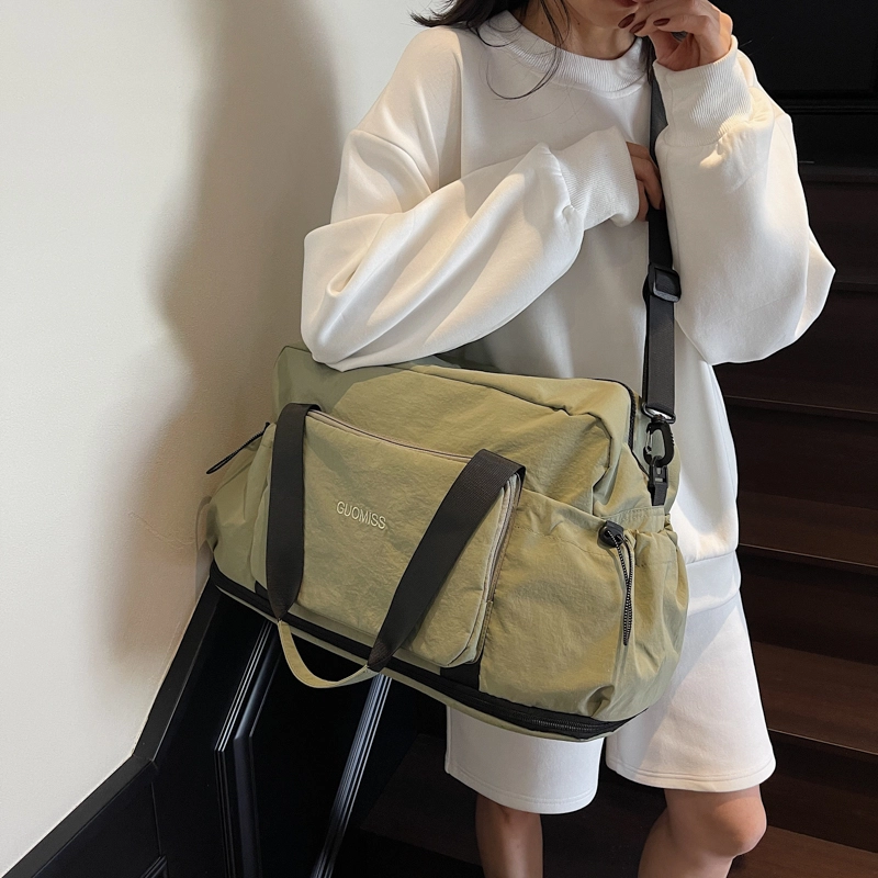 普乐威 韩版百搭旅行短途轻便时尚 布 单肩手提包 男女同款情侣款 多色
