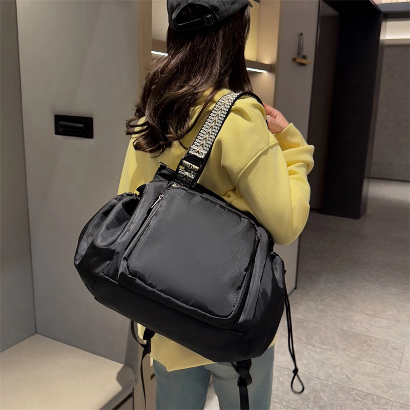 普乐威 时尚简约收纳多功能 牛津布 手提单肩双肩包 男女同款情侣款 多色