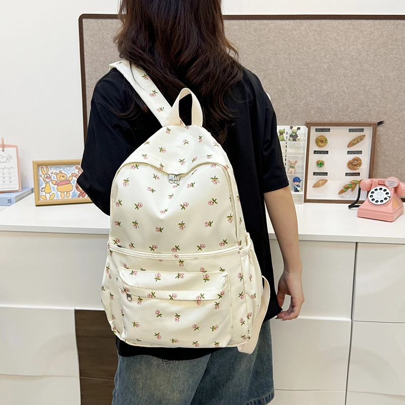 普乐威 时尚潮流百搭甜美可爱 尼龙 双肩包 常规 女款 多色