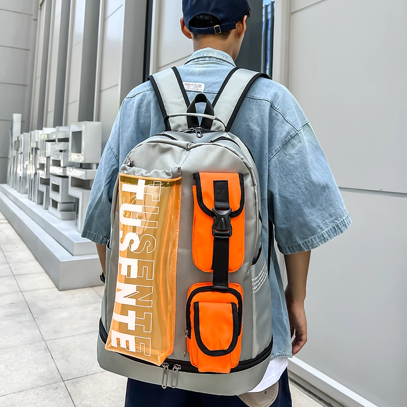普乐威 多功能独立鞋位羽毛球健身包运动训练 尼龙 双肩包 男女同款情侣款 多色