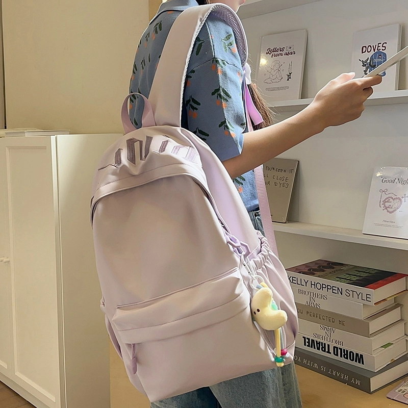 科物酷 大容量日系简约时尚潮流百搭 尼龙 双肩包 常规 男女同款情侣款 多色