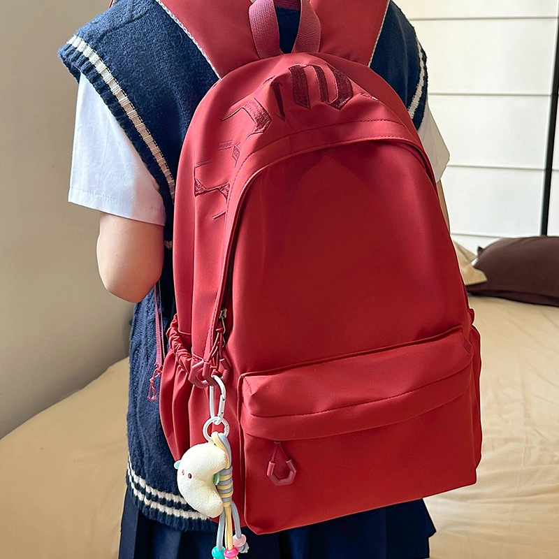 科物酷 大容量日系简约时尚潮流百搭 尼龙 双肩包 常规 男女同款情侣款 多色