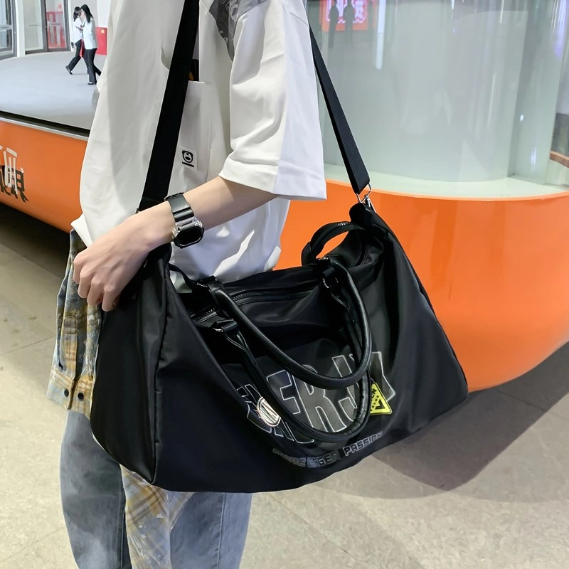 科物酷 短途大容量潮牌运动多功能休闲大学生行李包 尼龙 手提旅行健身包 男女同款情侣款 多色