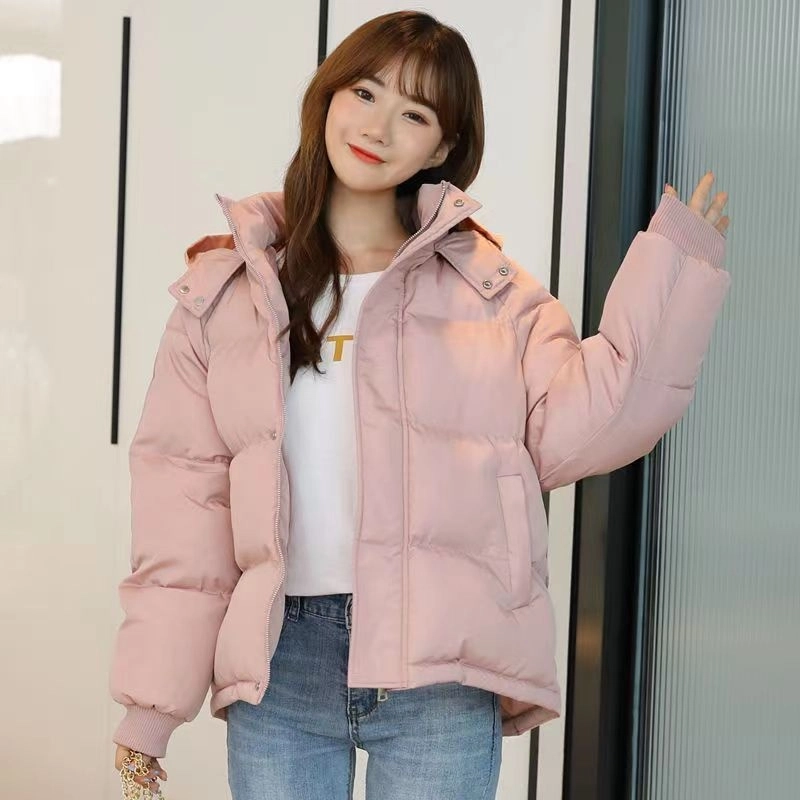 俞兆林 简约时尚舒适百搭韩版宽松外套短款服休闲设计棉服 女款