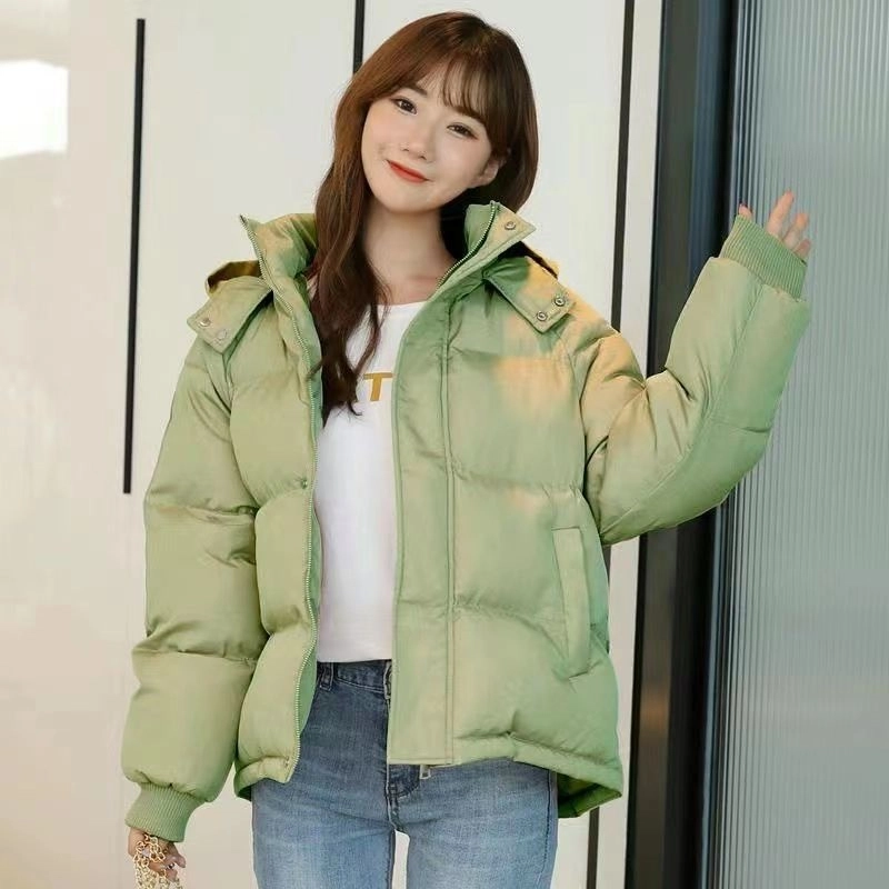 俞兆林 简约时尚舒适百搭韩版宽松外套短款服休闲设计棉服 女款