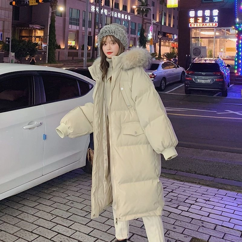 俞兆林 韩式时尚中长款宽松潮流百搭休闲气质外套棉服 女款