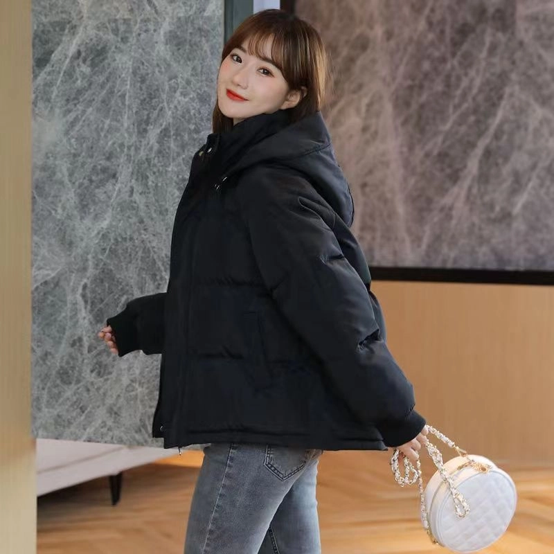 俞兆林 简约时尚舒适百搭韩版宽松外套短款服休闲设计棉服 女款