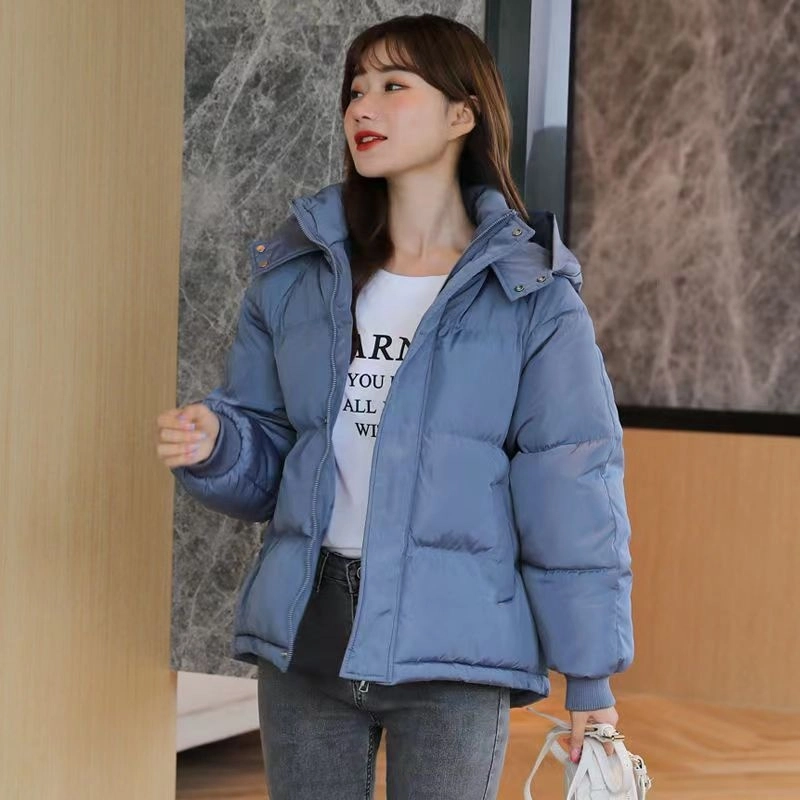 俞兆林 简约时尚舒适百搭韩版宽松外套短款服休闲设计棉服 女款
