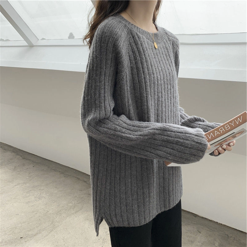 俞兆林 圆领高级感舒适简约韩版百搭气质休闲衫针织衫 女款