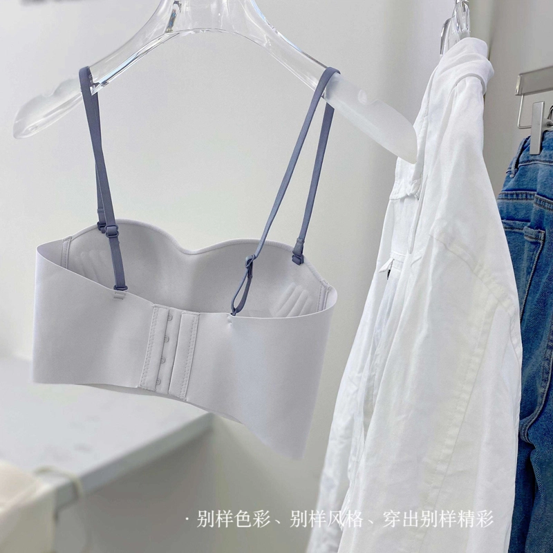 蒄趣 线条感无痕小胸聚拢收副乳防下垂文胸 女款