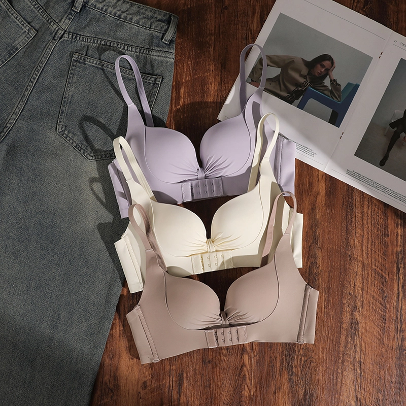 蒄趣 无痕小胸聚拢收副乳防下垂防外扩固定杯文胸 女款