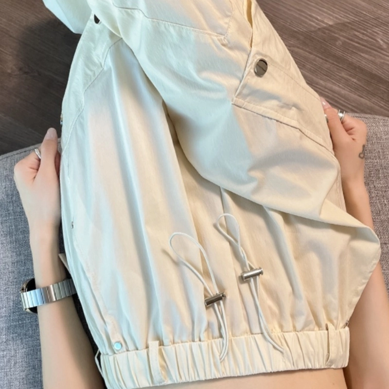 纤丝鸟 时尚潮流休闲百搭高腰直筒阔腿酷飒风户外束脚运动工装裤 女款