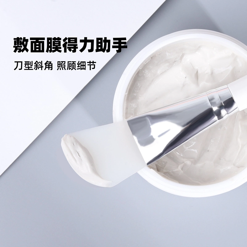 嘉比兔  软毛面膜刷硅胶调面膜碗刷子脸部清洁美容院专用泥膜刷涂抹式工具
