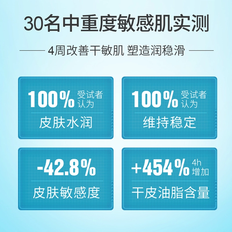 绽妍 三重蛋白水霜护肤套装 舒缓维稳修护