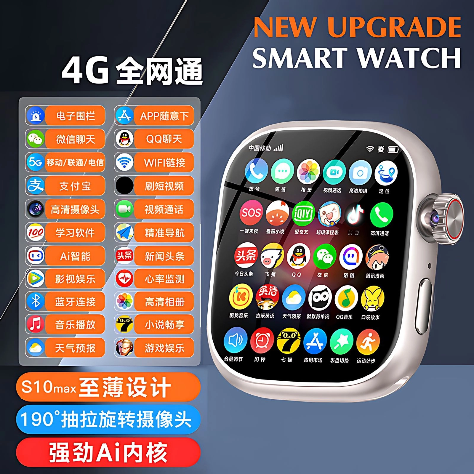 ATOUMU S10 app GPS4GWatch