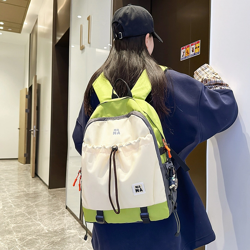 行途 潮流简约小众设计大容量 尼龙 双肩包 男女同款情侣款 多色