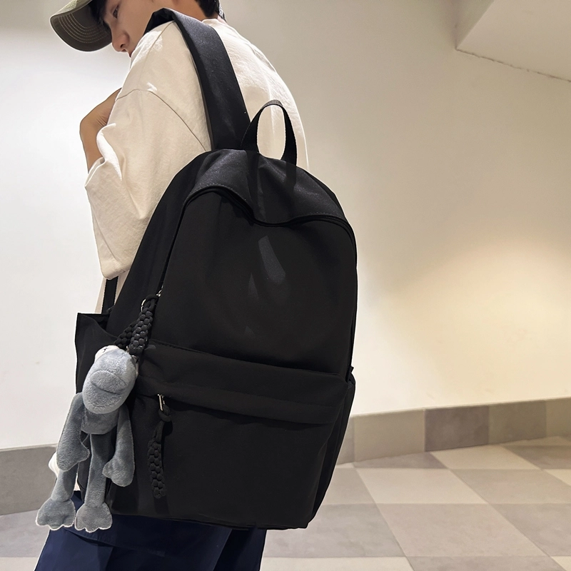 行途 旅行轻便简约校园学院大容量高中大学生 双肩包 男女同款情侣款 多色 尼龙