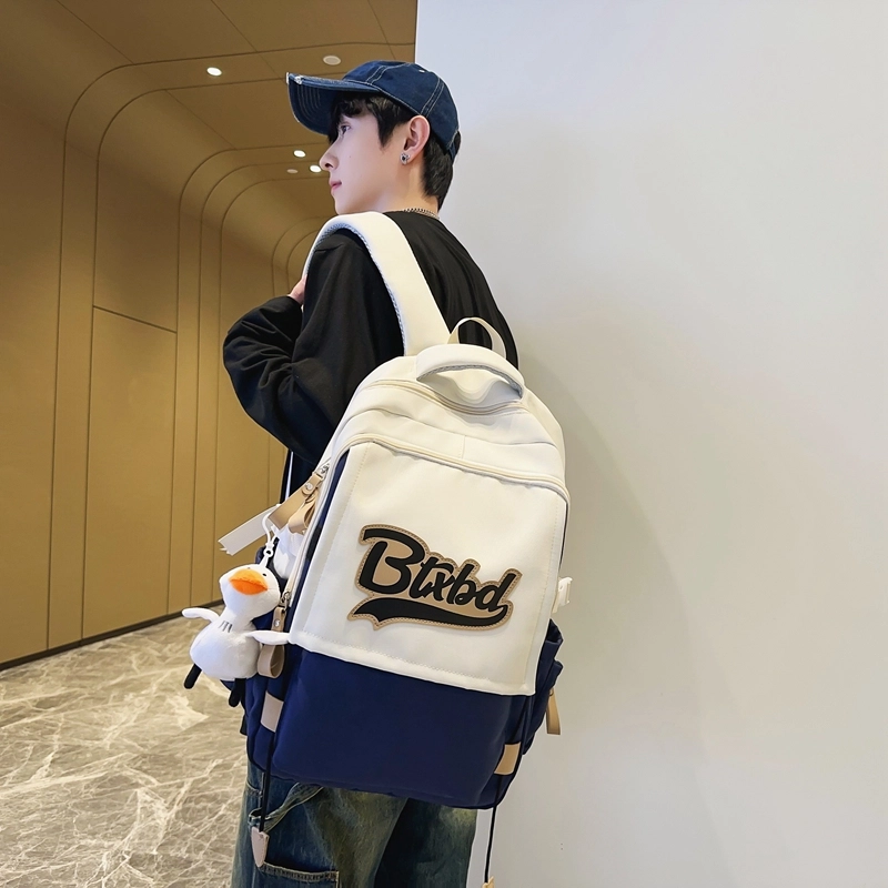 行途 休闲背包书包大容量旅行包 尼龙 双肩包 常规 男女同款情侣款 多色