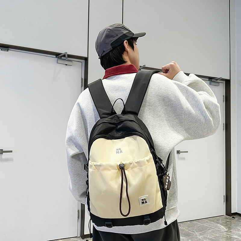 行途 潮流简约小众设计大容量 尼龙 双肩包 男女同款情侣款 多色