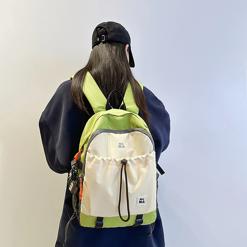 行途 潮流简约小众设计大容量 尼龙 双肩包 男女同款情侣款 多色