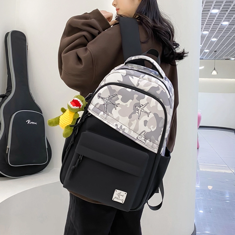 行途 大学生大容量小众休闲旅行电脑 尼龙 背包双肩包 男女同款情侣款 多色